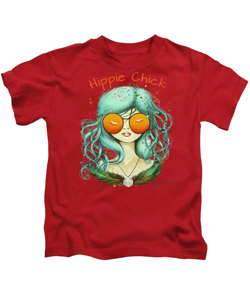 Hippie Chick - Kids T-Shirt