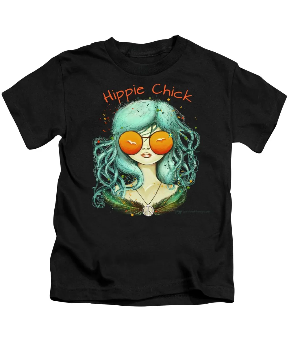 Hippie Chick - Kids T-Shirt