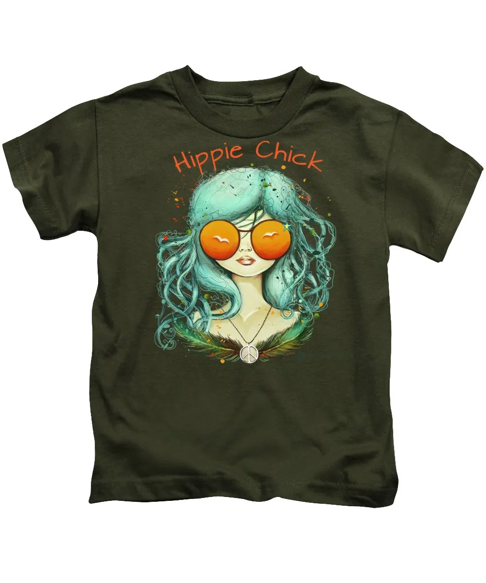 Hippie Chick - Kids T-Shirt
