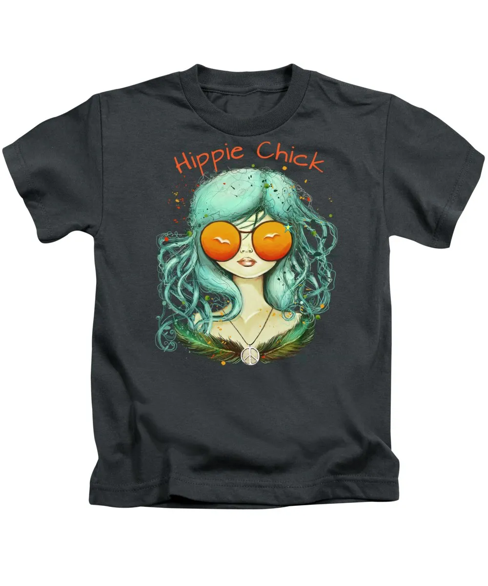 Hippie Chick - Kids T-Shirt
