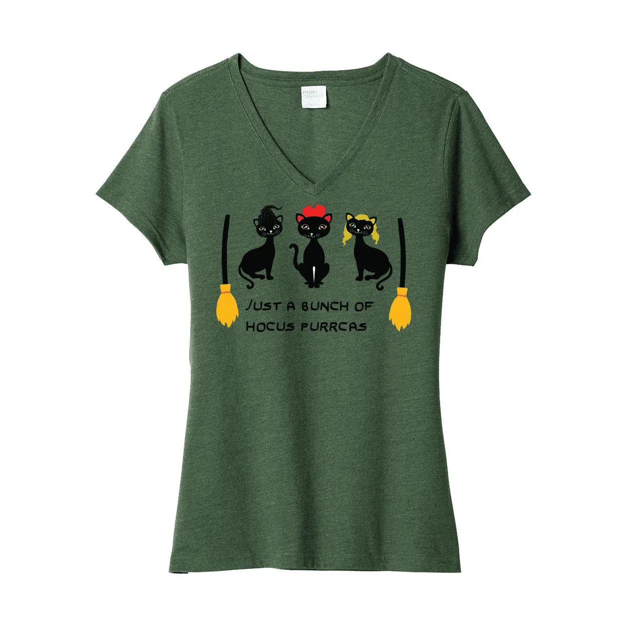 Hocus Purrcas Sister Cat Witches Graphic Tee