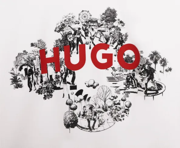 HUGO by Hugo Boss Kids Graphic Logo T-Shirt