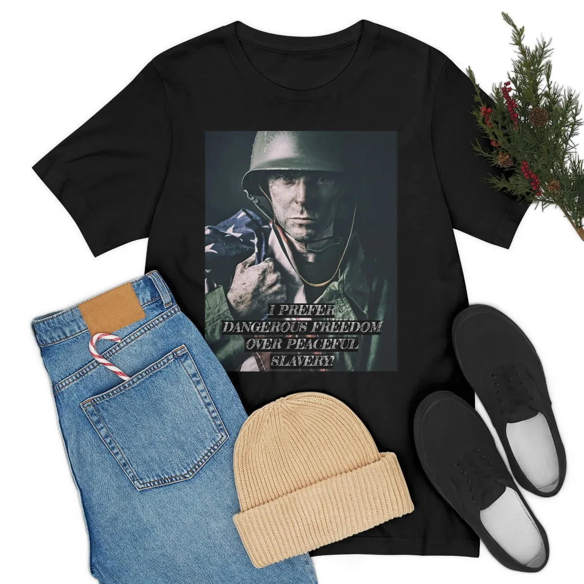 I Prefer Dangerous Freedom 3 Short Sleeve Tee