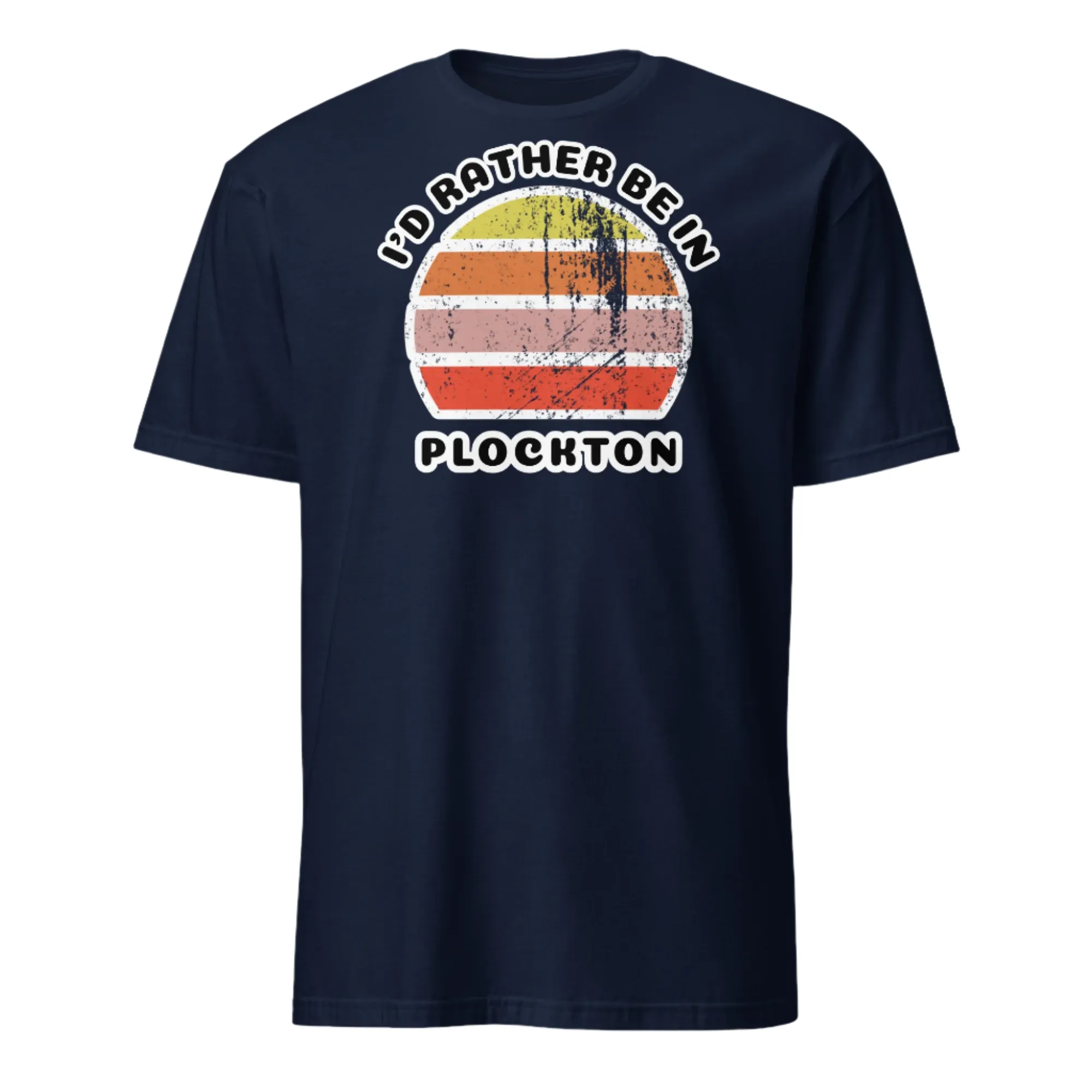 I'd Rather Be In Plockton T-Shirt | Vintage Sunset