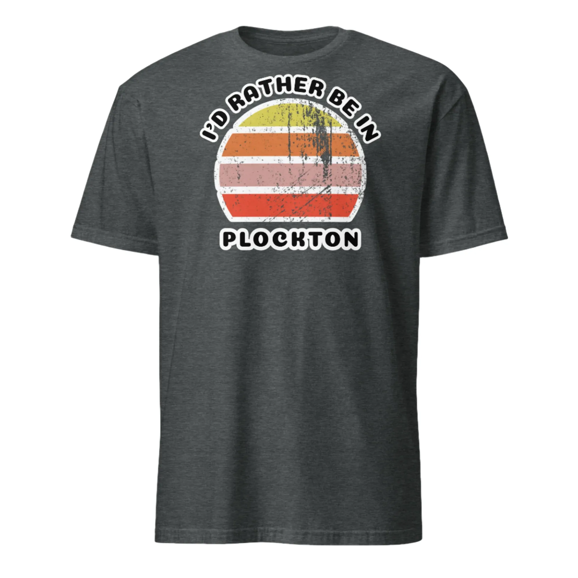 I'd Rather Be In Plockton T-Shirt | Vintage Sunset