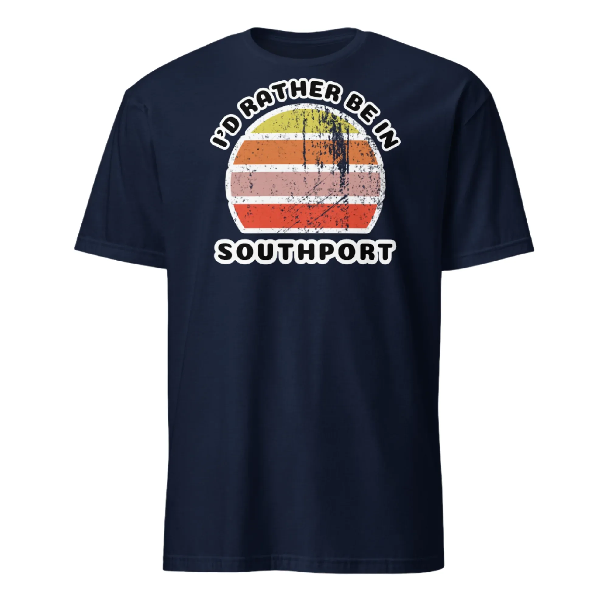 I'd Rather Be In Southport T-Shirt | Vintage Sunset