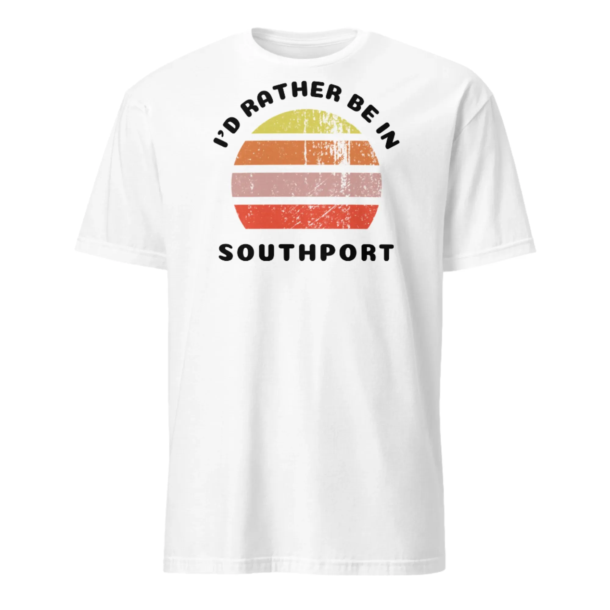 I'd Rather Be In Southport T-Shirt | Vintage Sunset