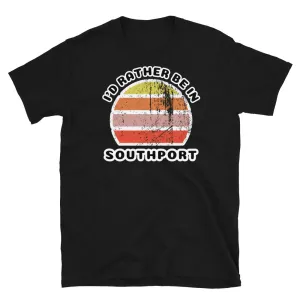 I'd Rather Be In Southport T-Shirt | Vintage Sunset