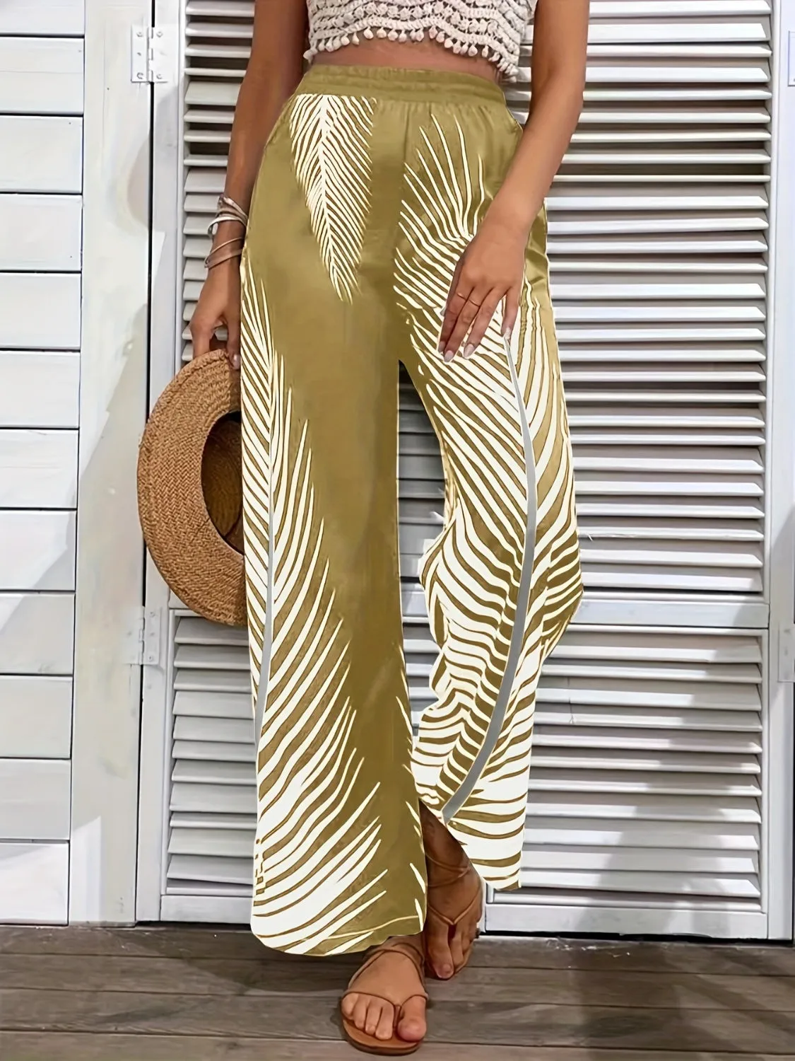 Jasleen Printed Wide Leg Pants