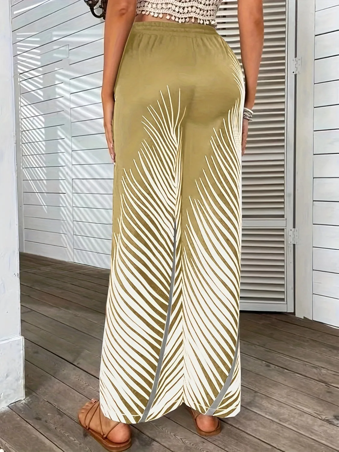 Jasleen Printed Wide Leg Pants