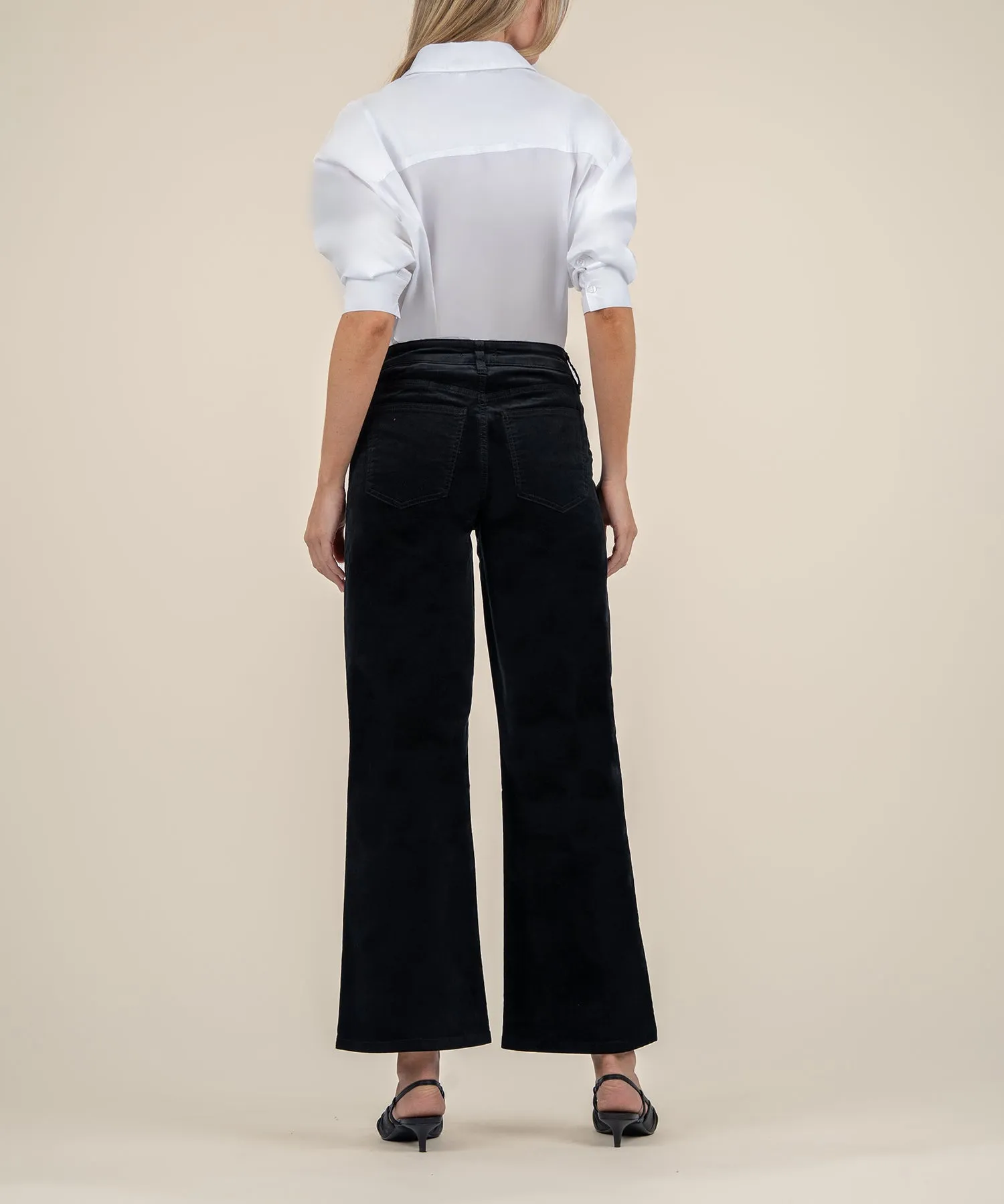 Jean Velvet High Rise Wide Leg - FINAL SALE
