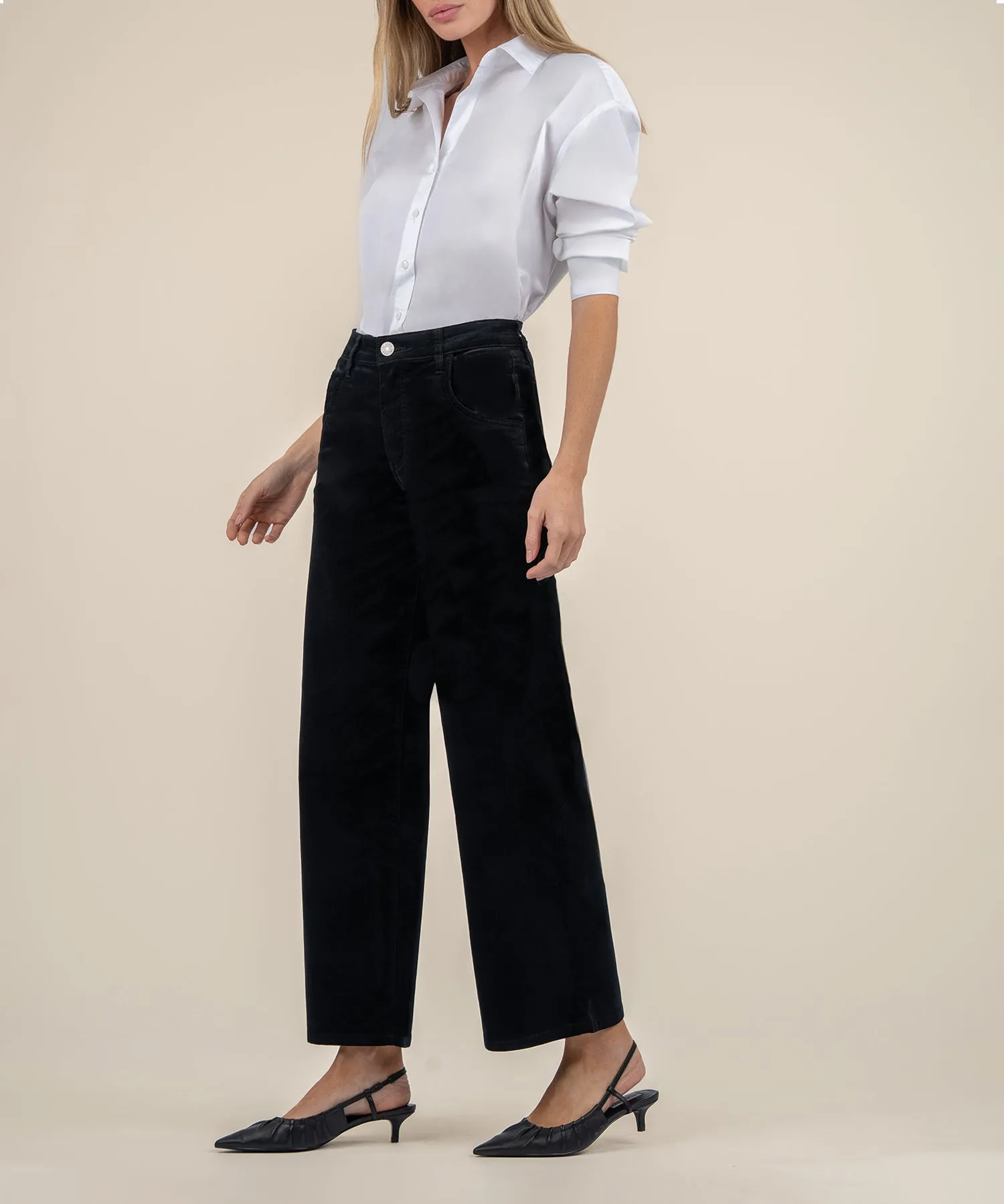 Jean Velvet High Rise Wide Leg - FINAL SALE