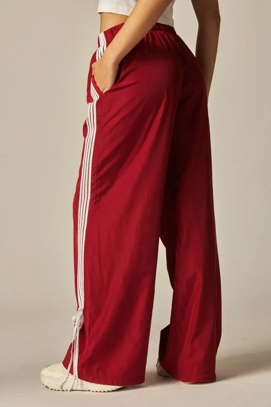Jillian Red Joggers