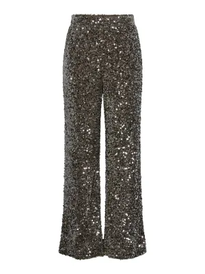 Kam wide pants morel silver
