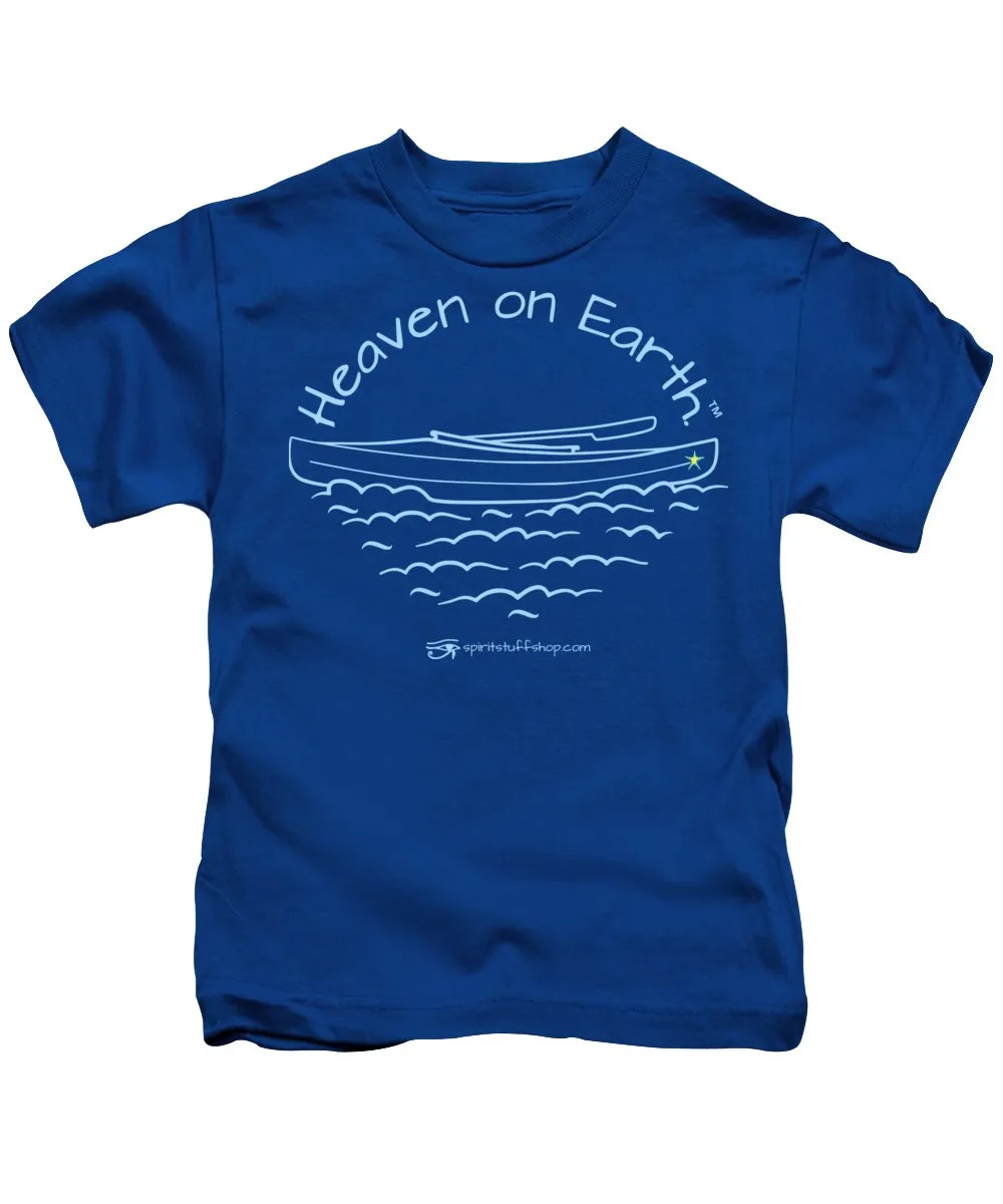 Kayak Heaven On Earth - Kids T-Shirt