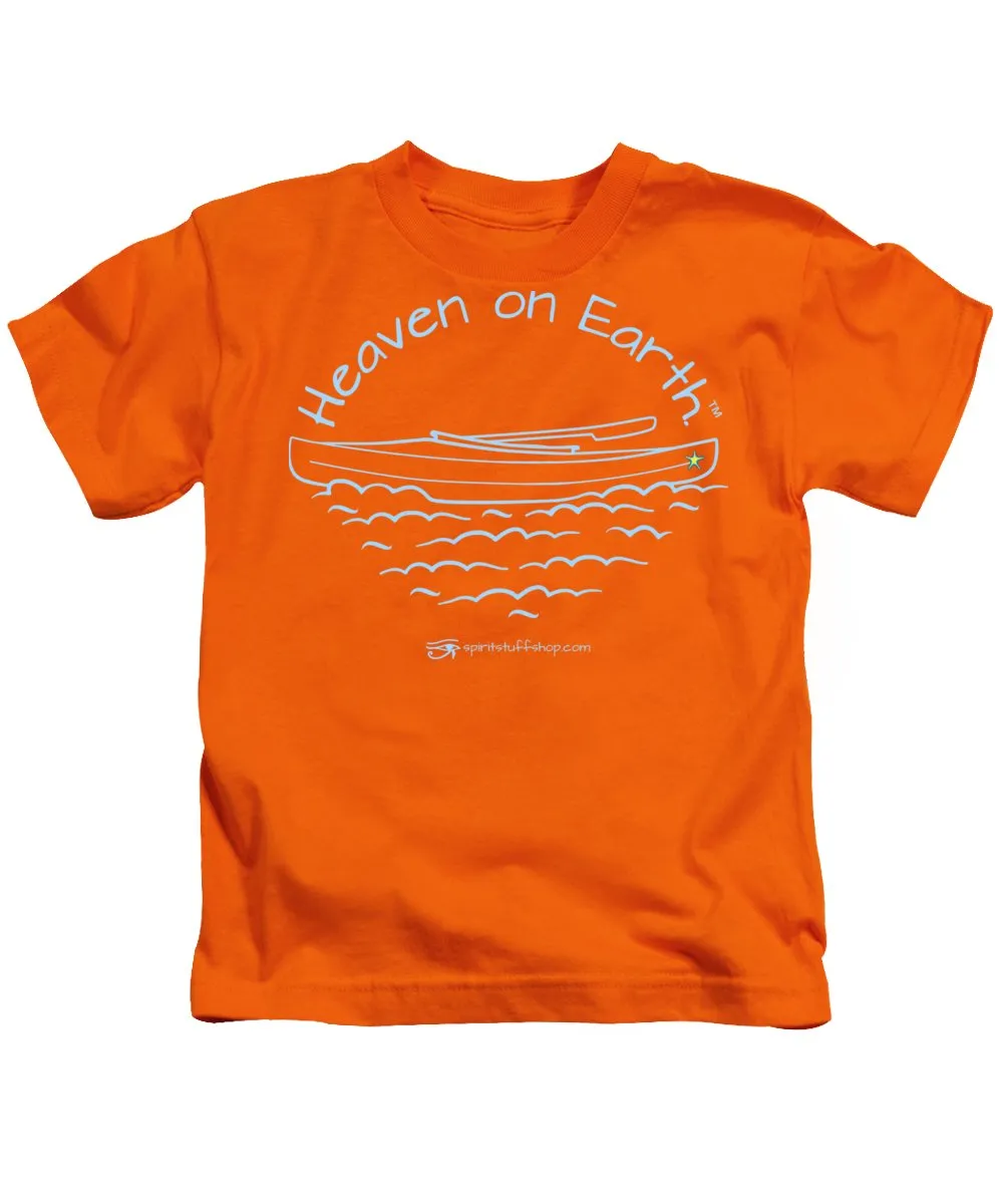 Kayak Heaven On Earth - Kids T-Shirt