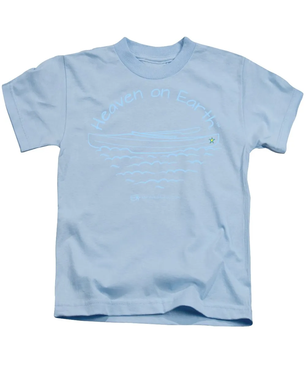 Kayak Heaven On Earth - Kids T-Shirt