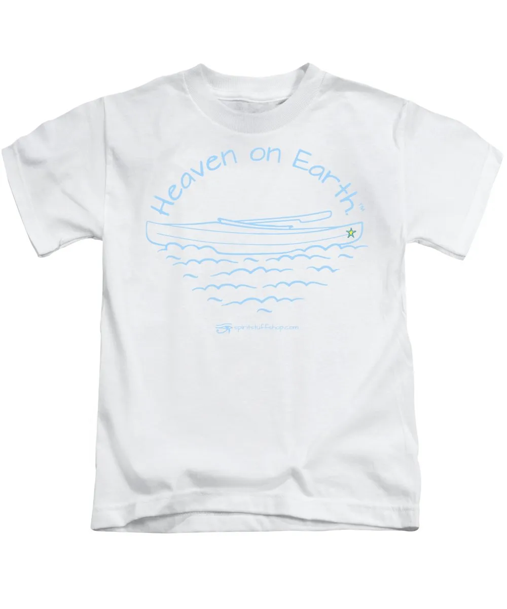 Kayak Heaven On Earth - Kids T-Shirt