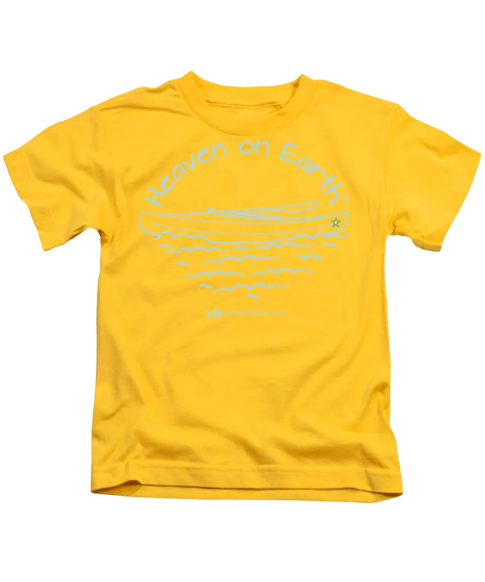 Kayak Heaven On Earth - Kids T-Shirt