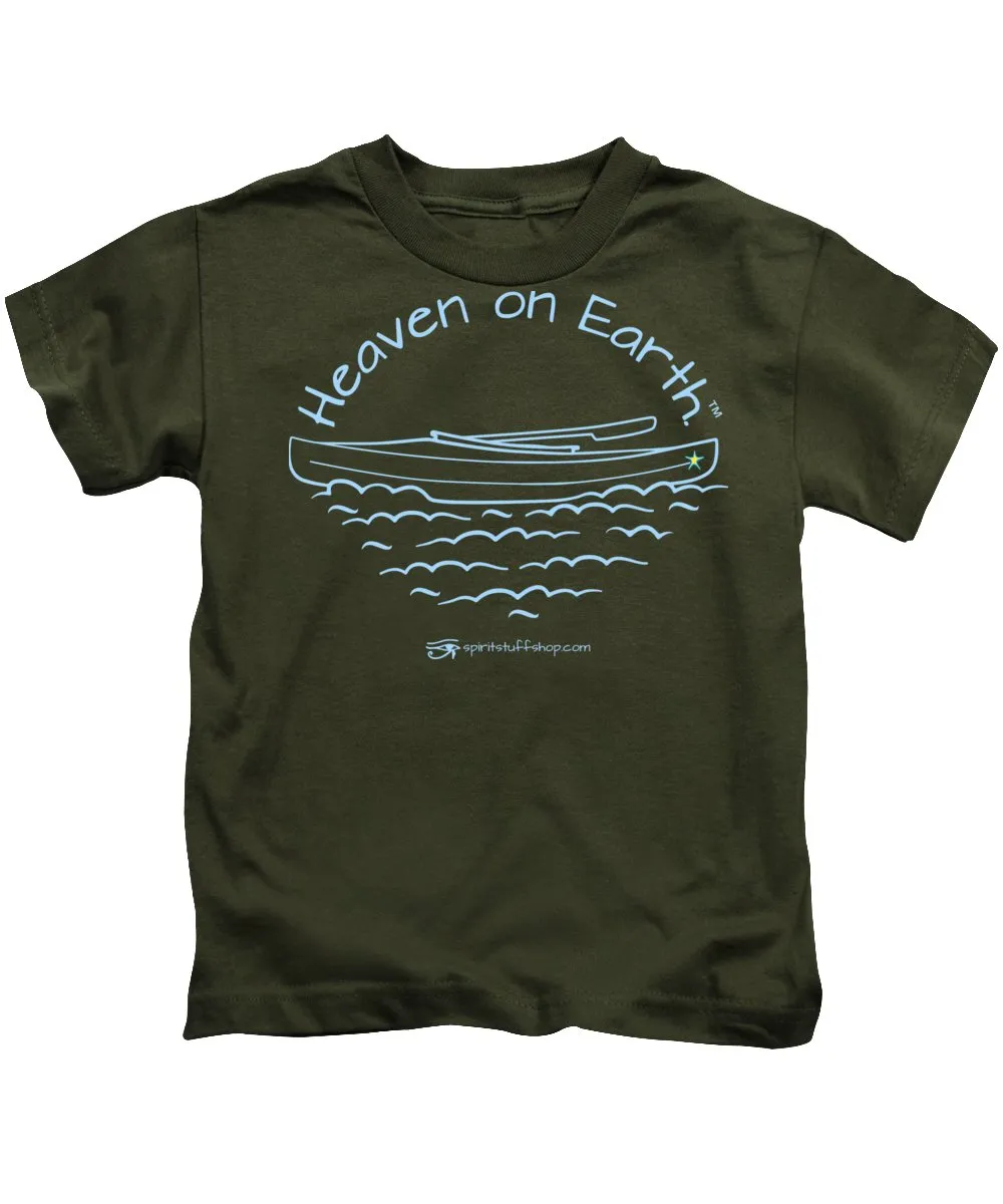 Kayak Heaven On Earth - Kids T-Shirt