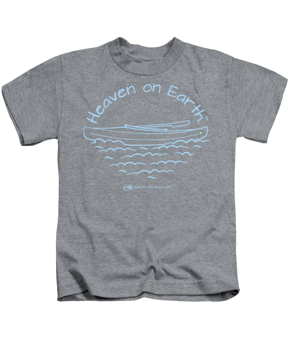 Kayak Heaven On Earth - Kids T-Shirt