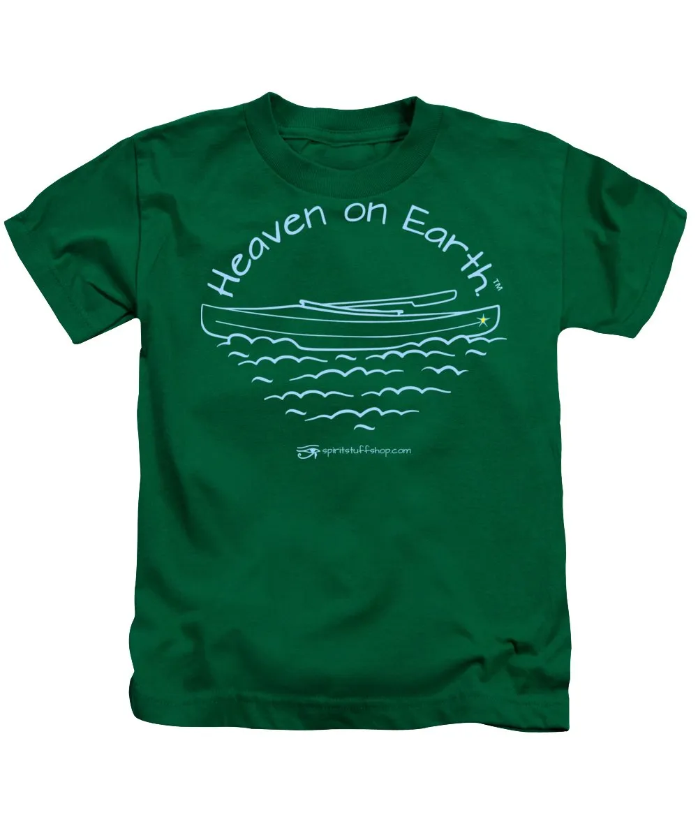 Kayak Heaven On Earth - Kids T-Shirt