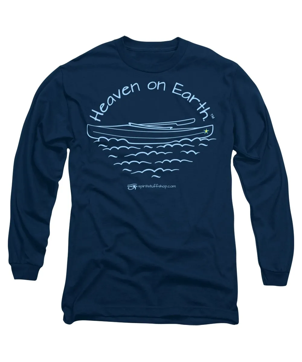 Kayak Heaven On Earth - Long Sleeve T-Shirt