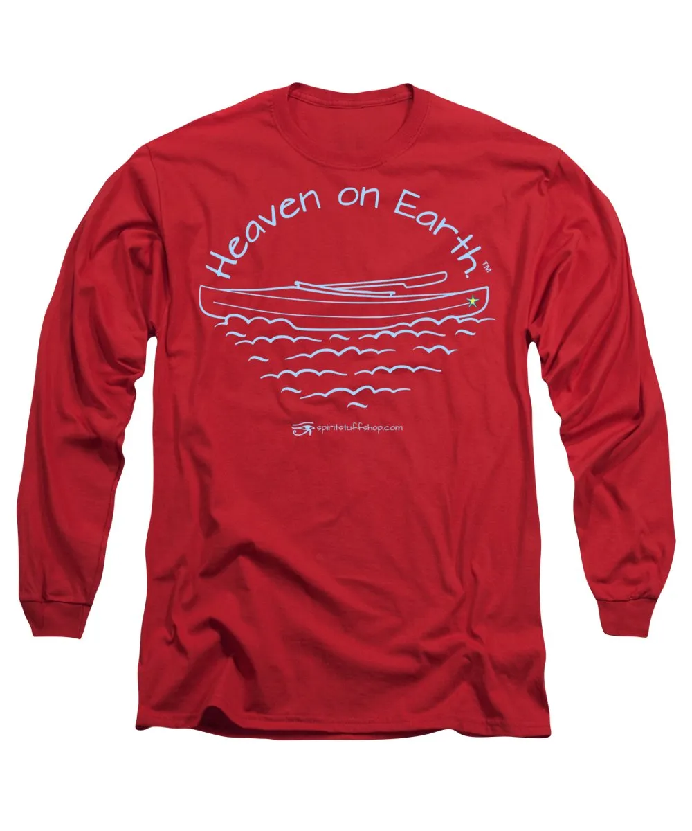 Kayak Heaven On Earth - Long Sleeve T-Shirt