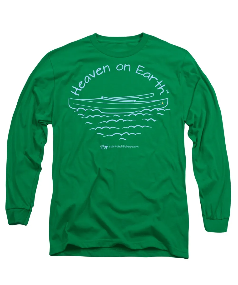 Kayak Heaven On Earth - Long Sleeve T-Shirt