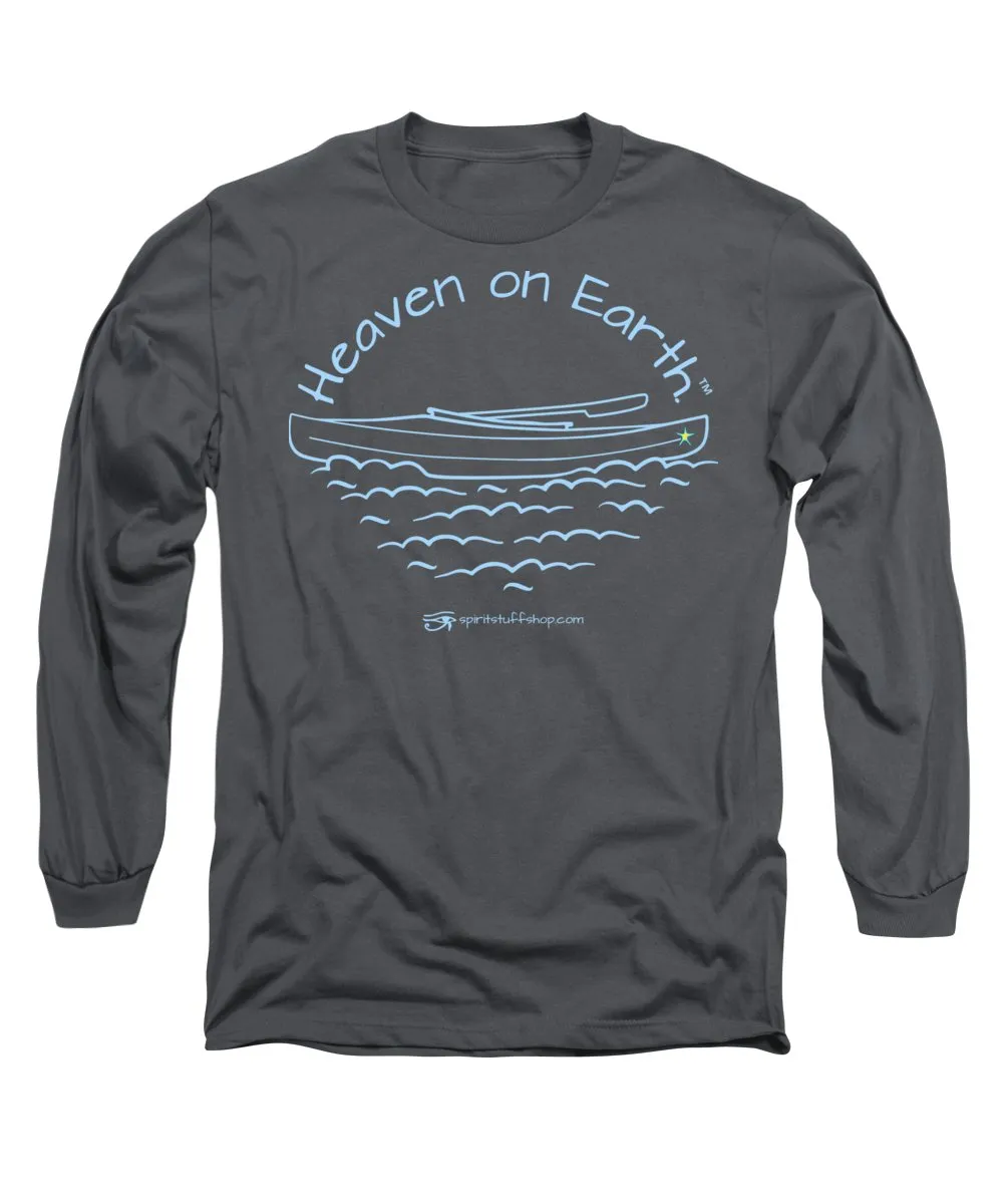 Kayak Heaven On Earth - Long Sleeve T-Shirt