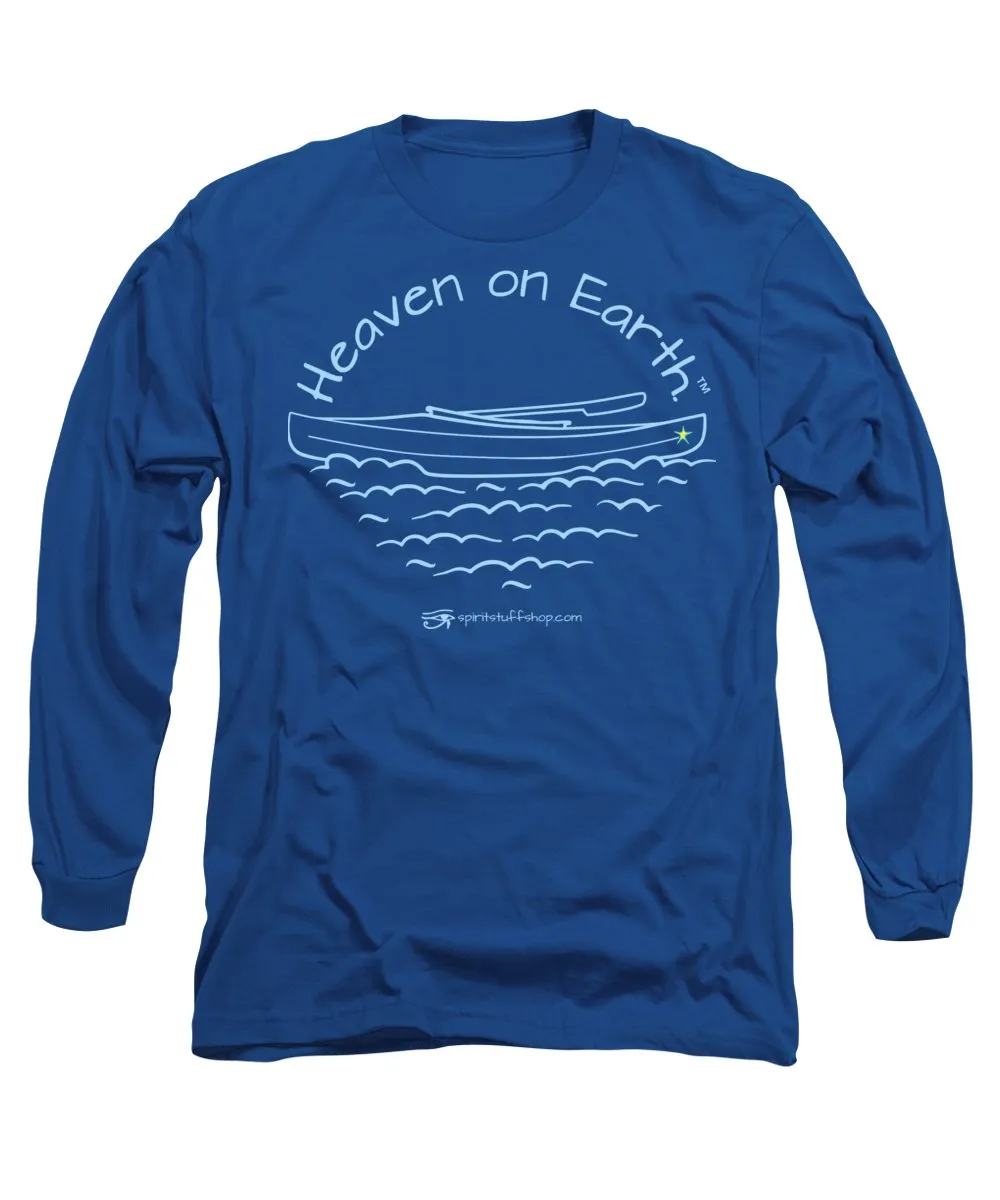 Kayak Heaven On Earth - Long Sleeve T-Shirt