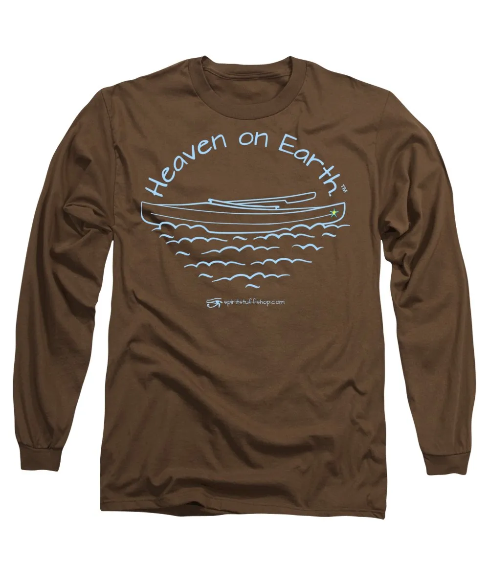 Kayak Heaven On Earth - Long Sleeve T-Shirt