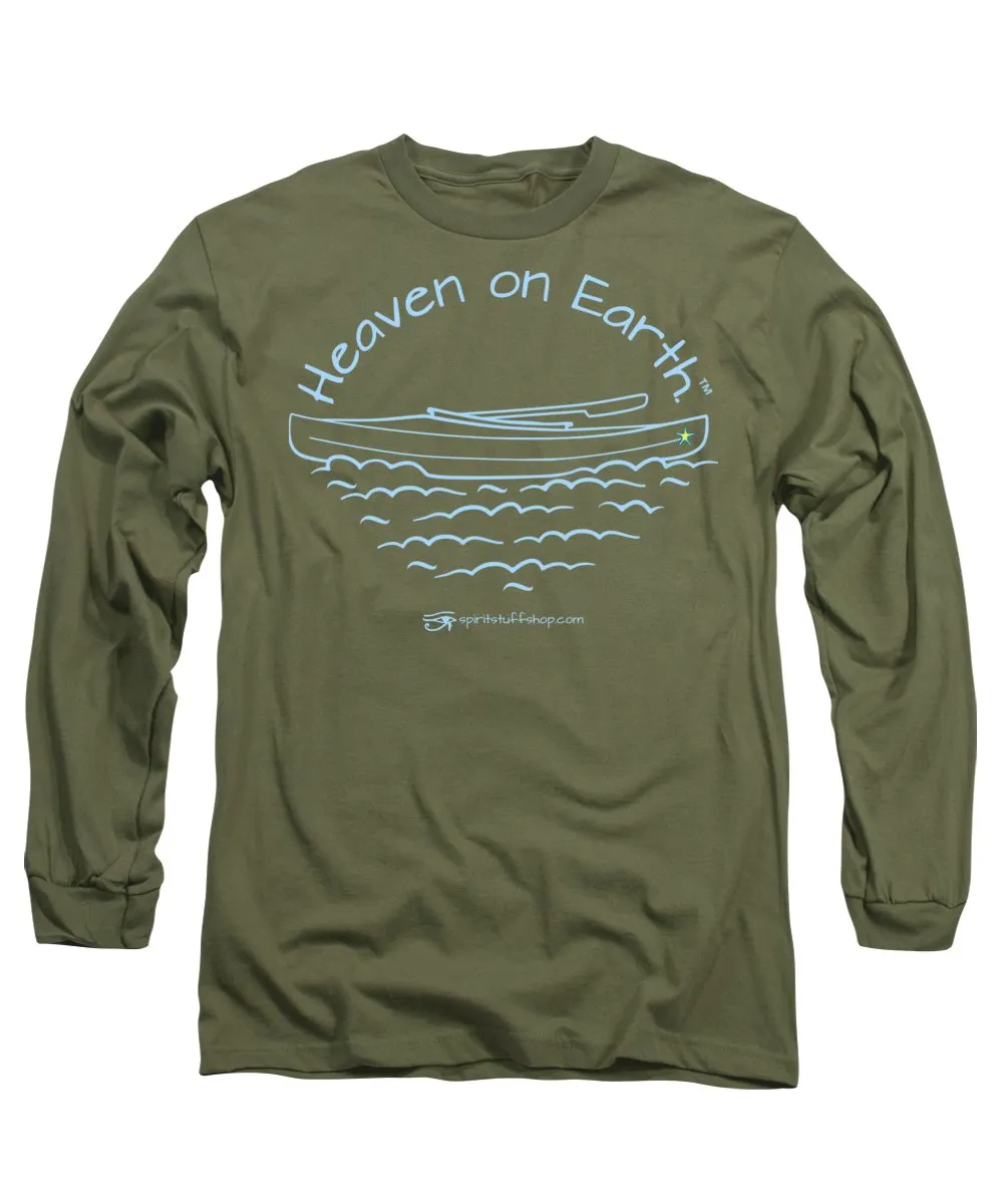 Kayak Heaven On Earth - Long Sleeve T-Shirt