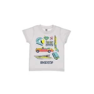 Kid's BB Playtoys Ss Tee, white