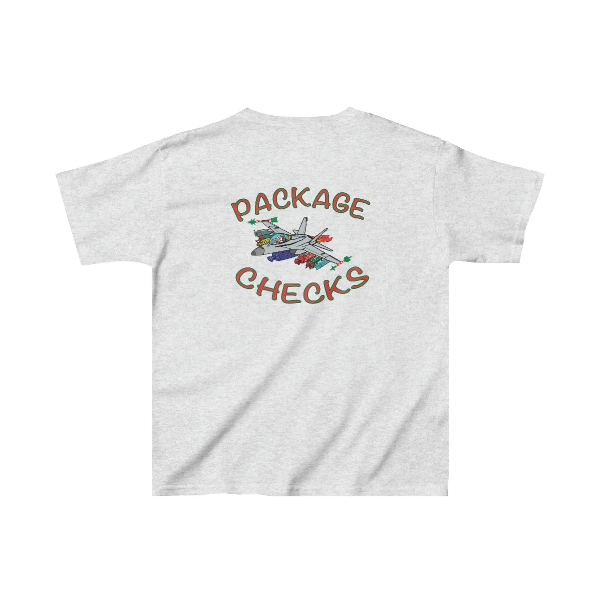 Kids F-18 Christmas Package Checks T-Shirt Tee