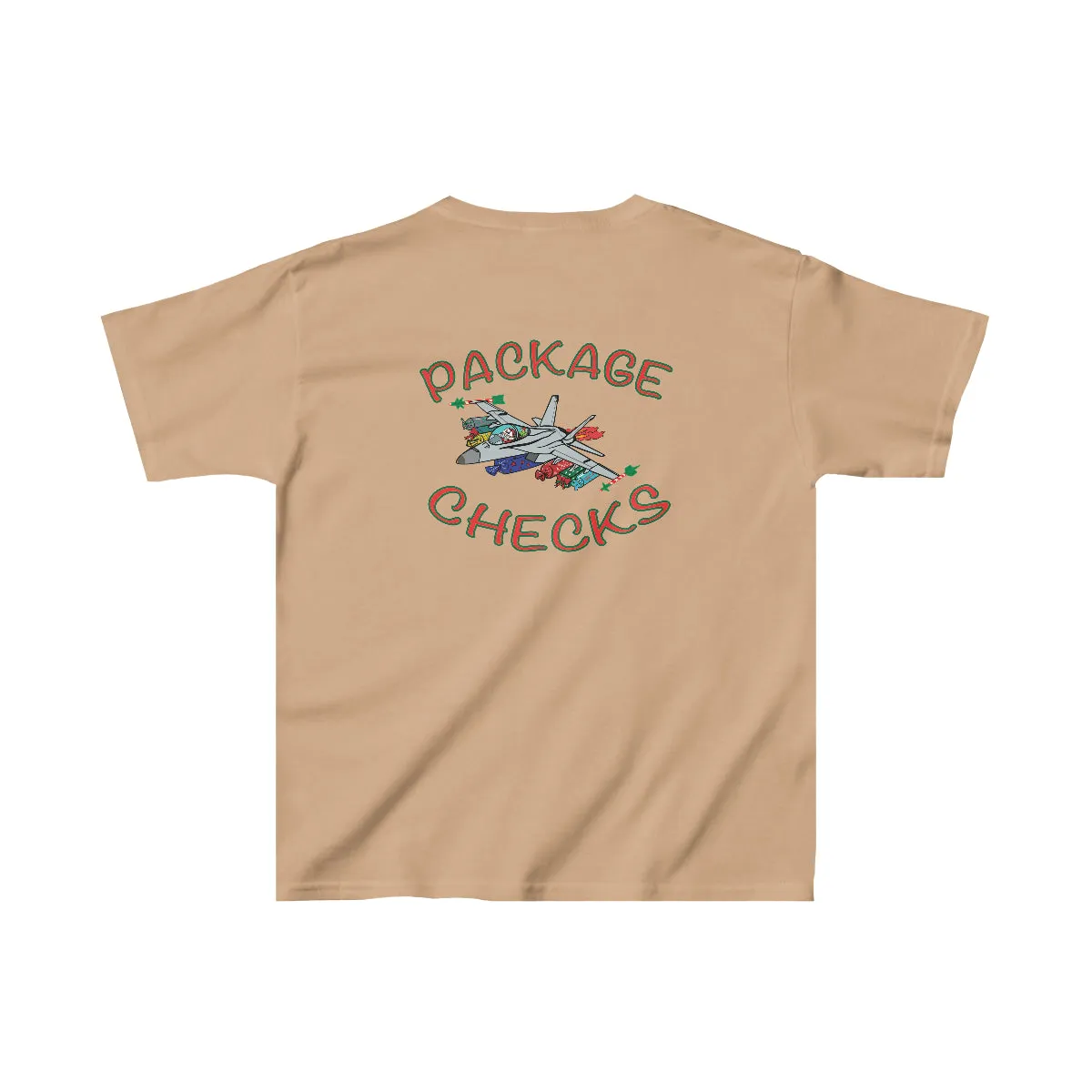 Kids F-18 Christmas Package Checks T-Shirt Tee