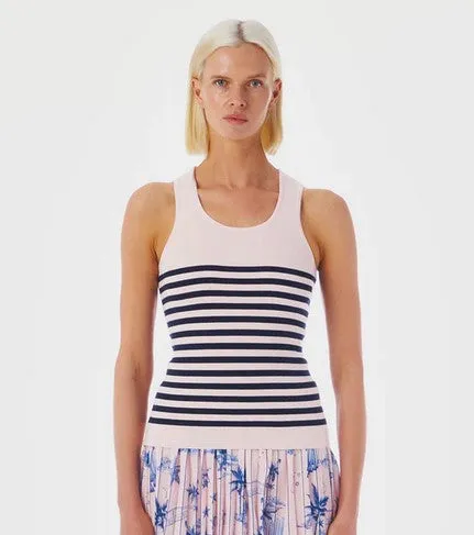Le Superbe Tanks a Lot Tank - White/Navy