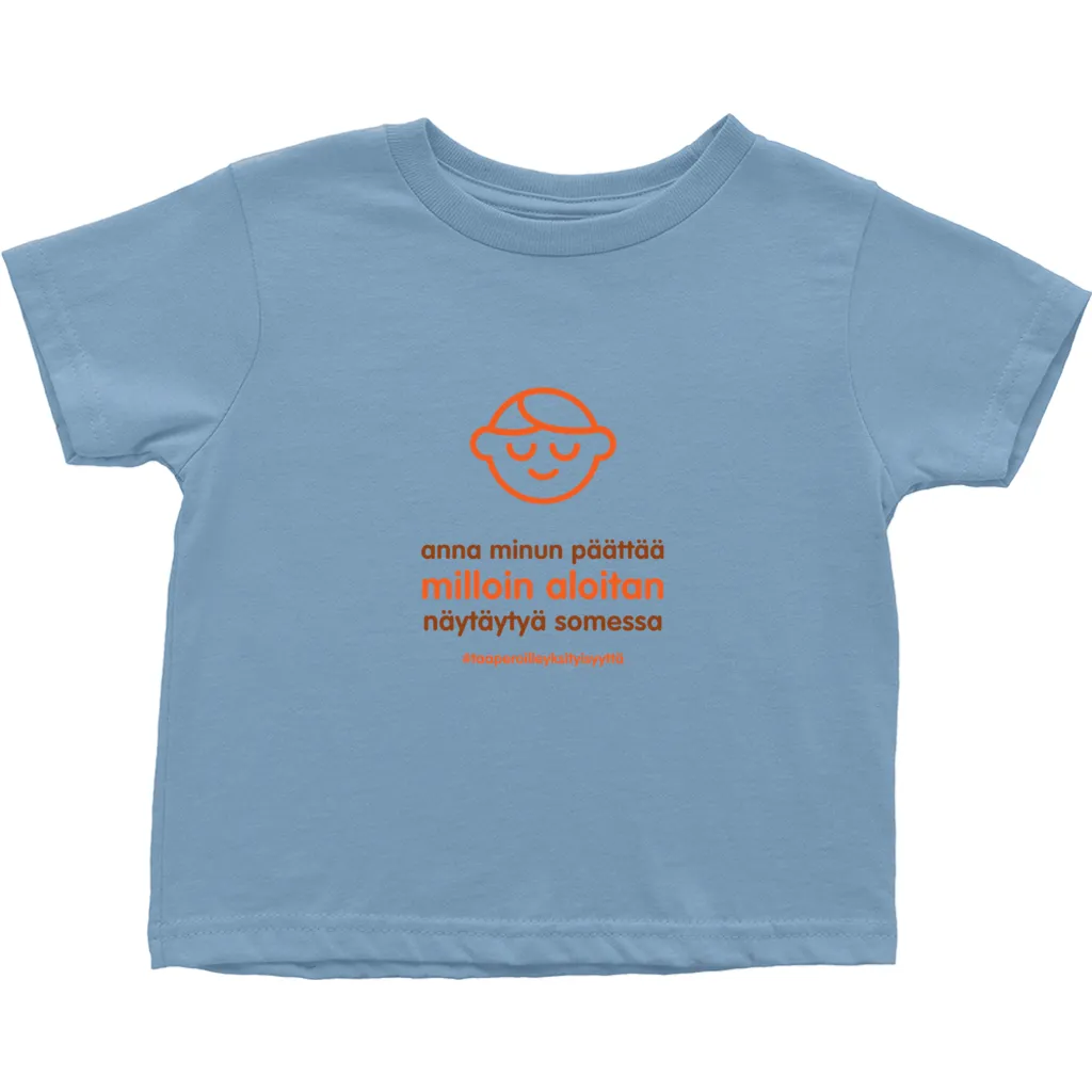 Let me Decide Toddler T-Shirts (Finnish)