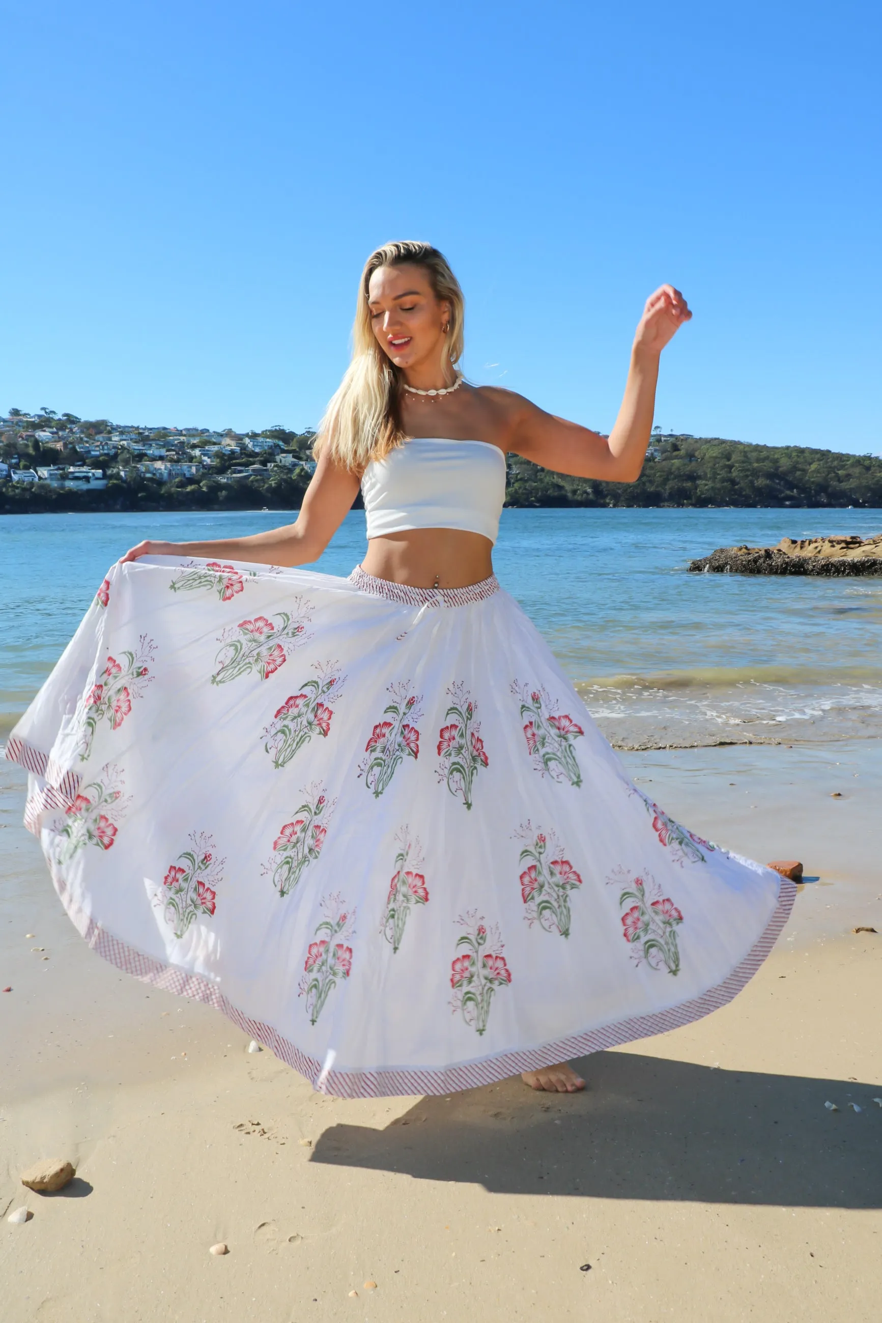 Lily - Boho Chic Long Skirt