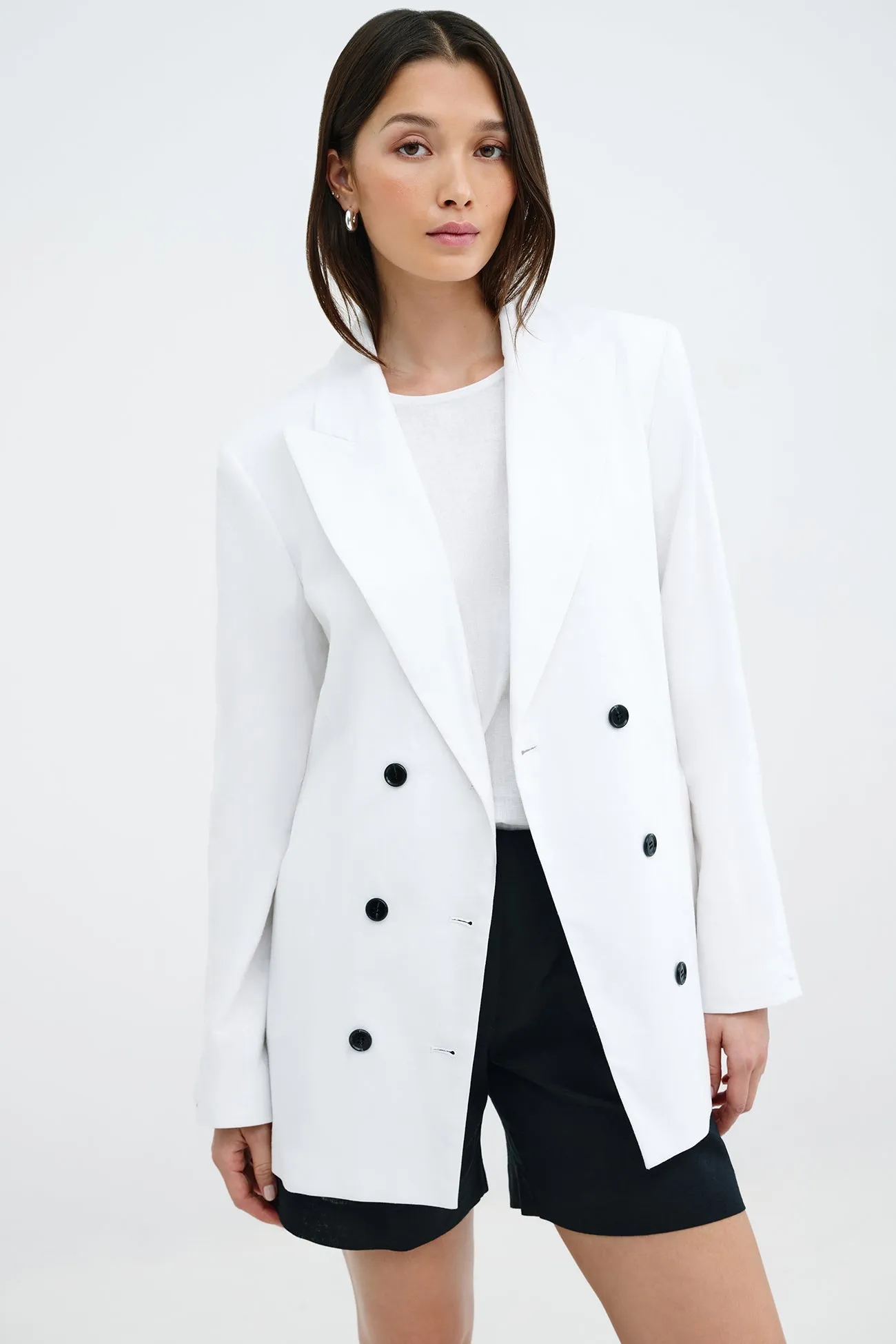 Linden Linen-Blend Blazer