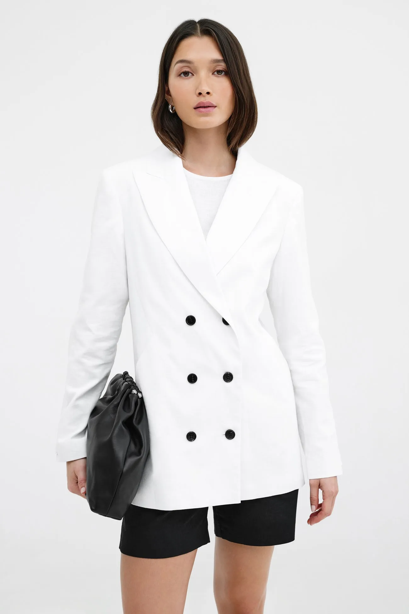 Linden Linen-Blend Blazer