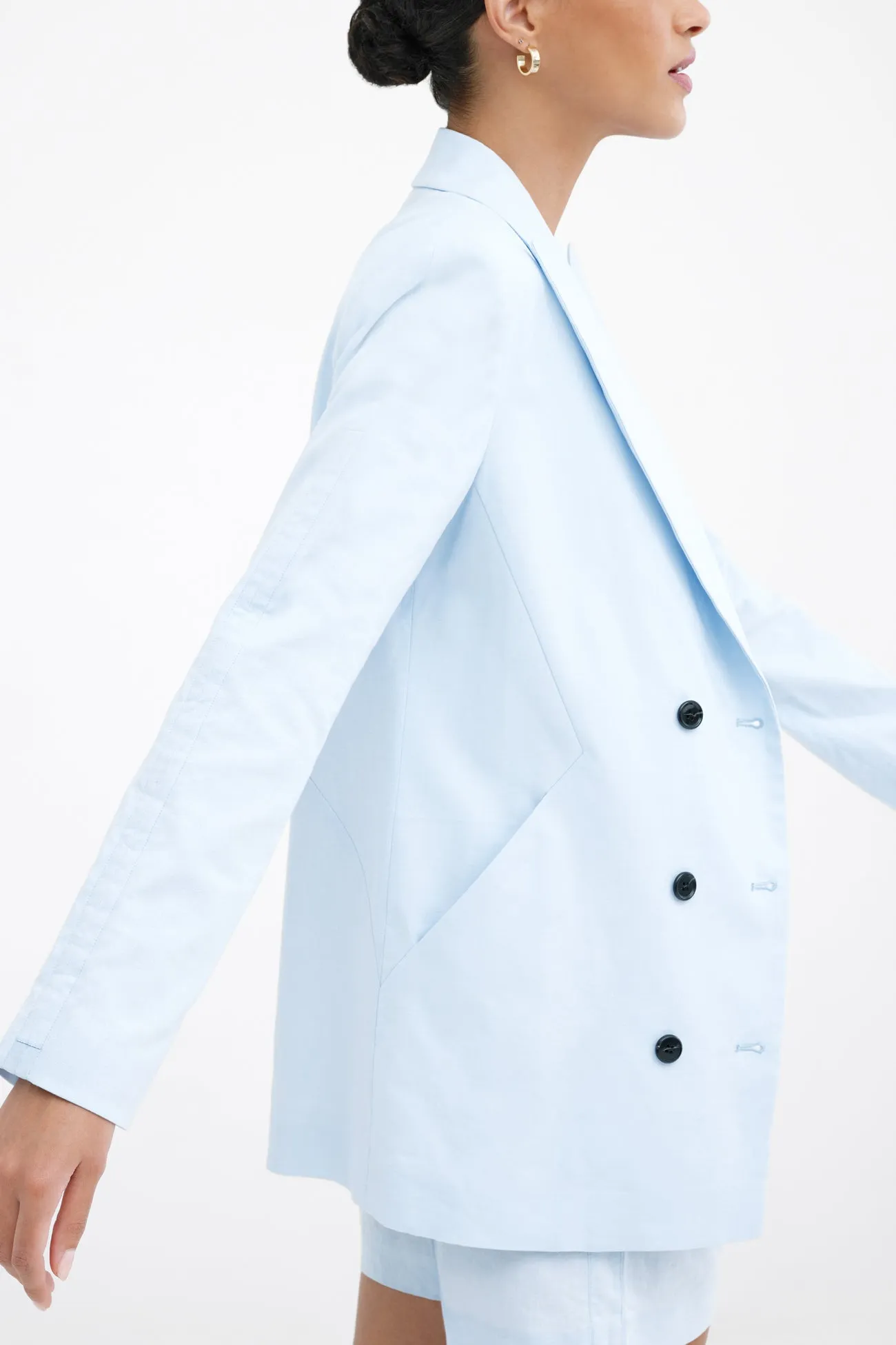 Linden Linen-Blend Blazer