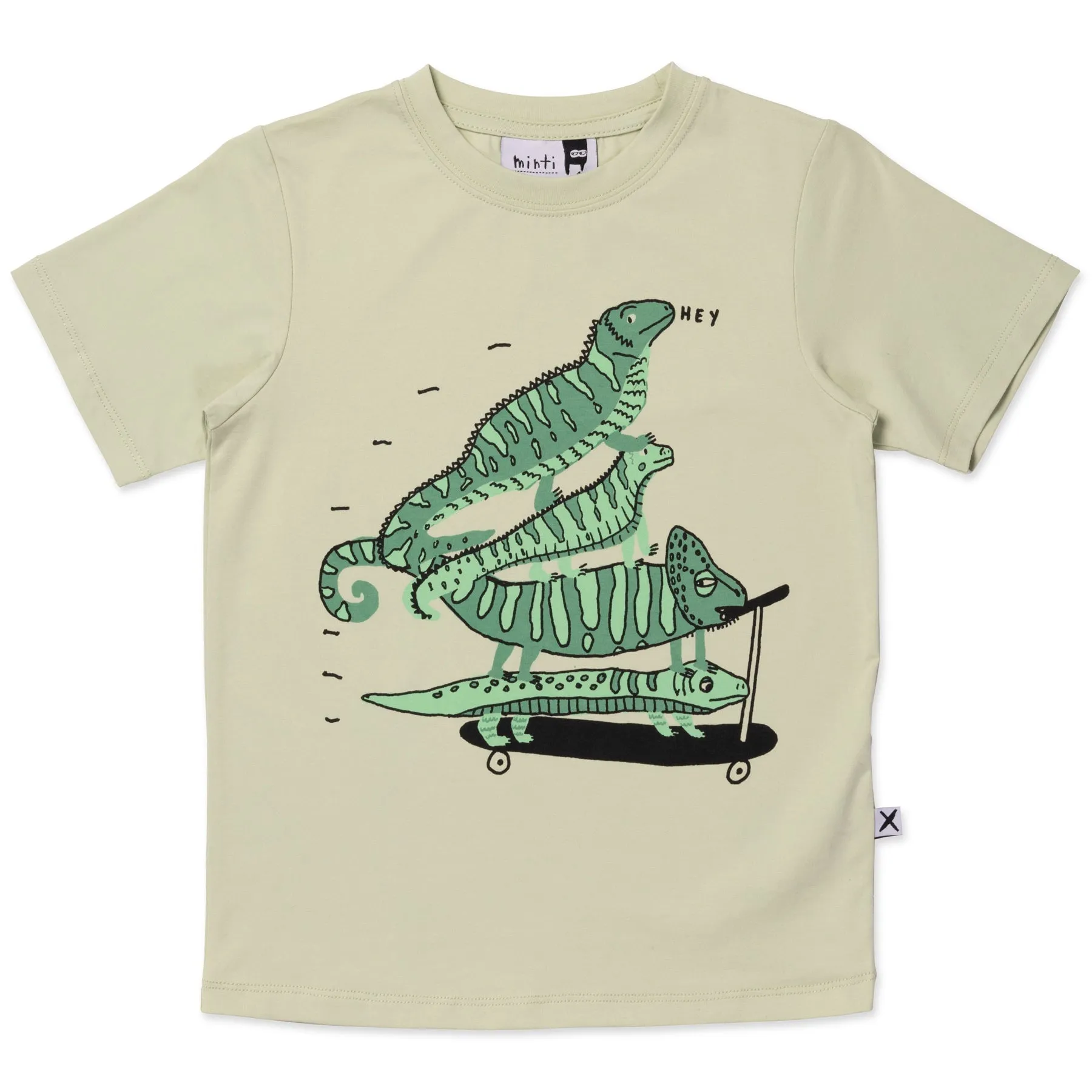 Lizard Stack Tee- Mint