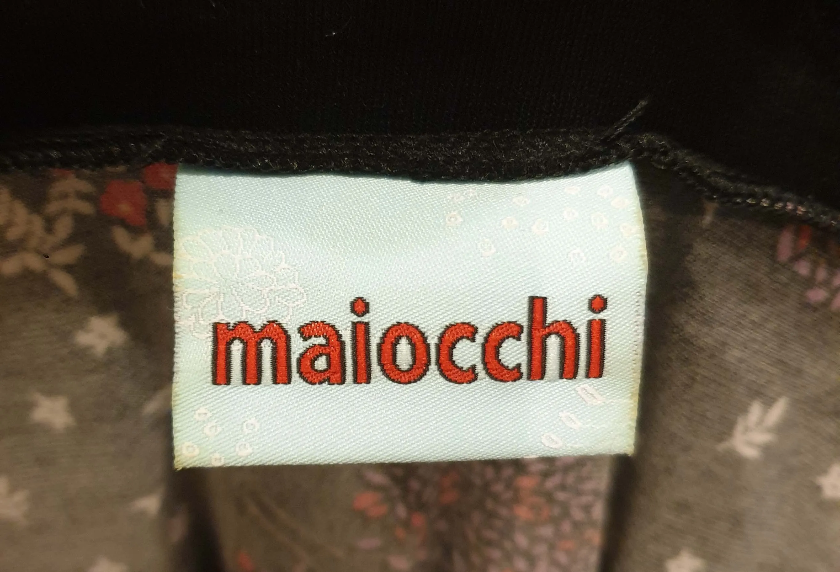 Maiocchi floral faux wrap dress size 10