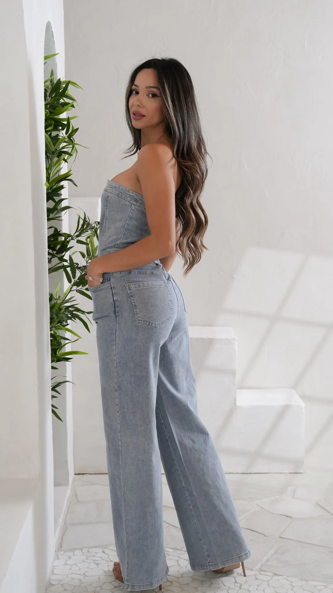 Mariah Denim jumpsuit
