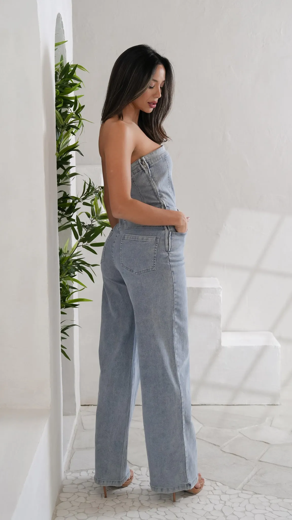 Mariah Denim jumpsuit