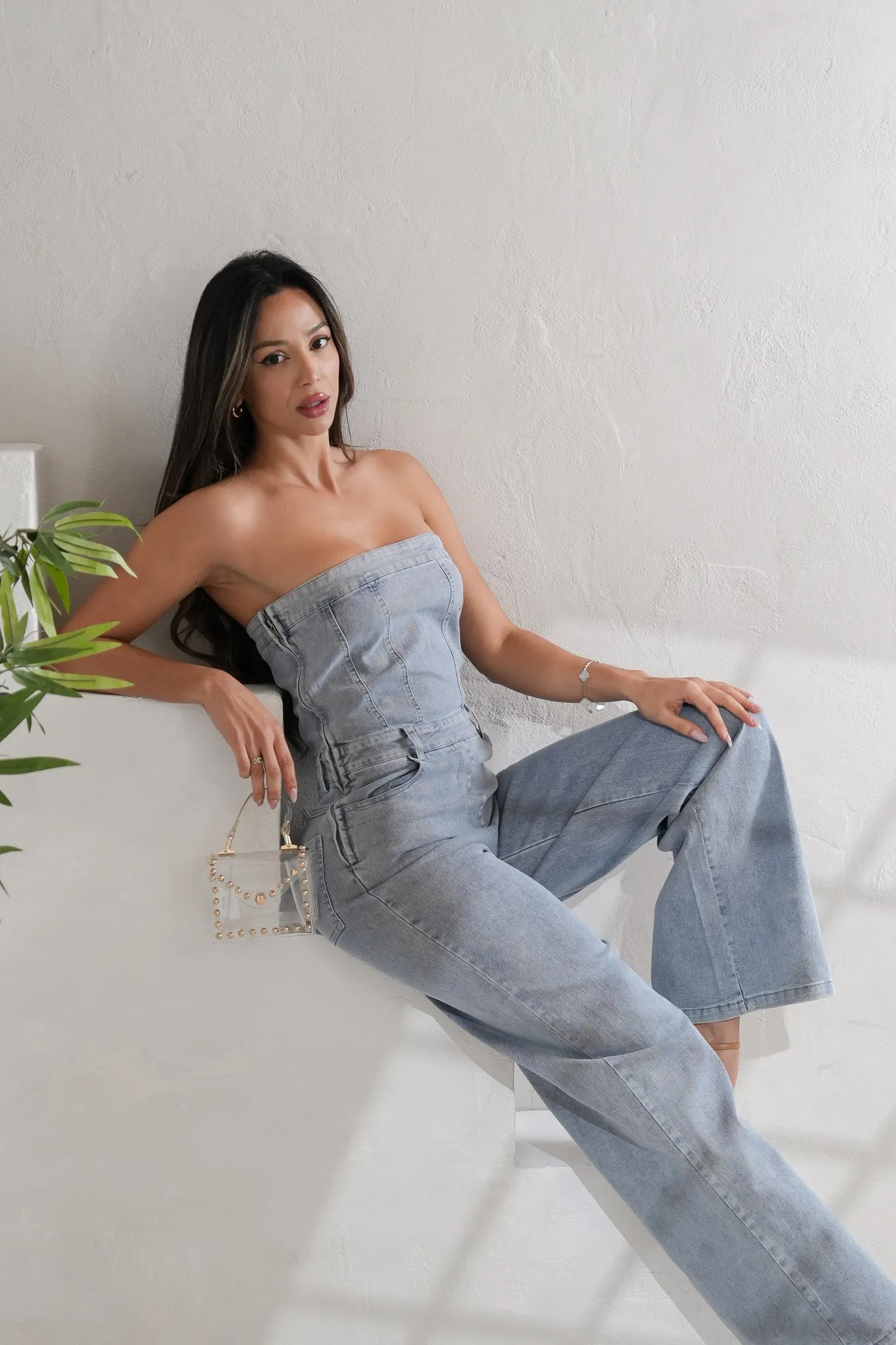 Mariah Denim jumpsuit