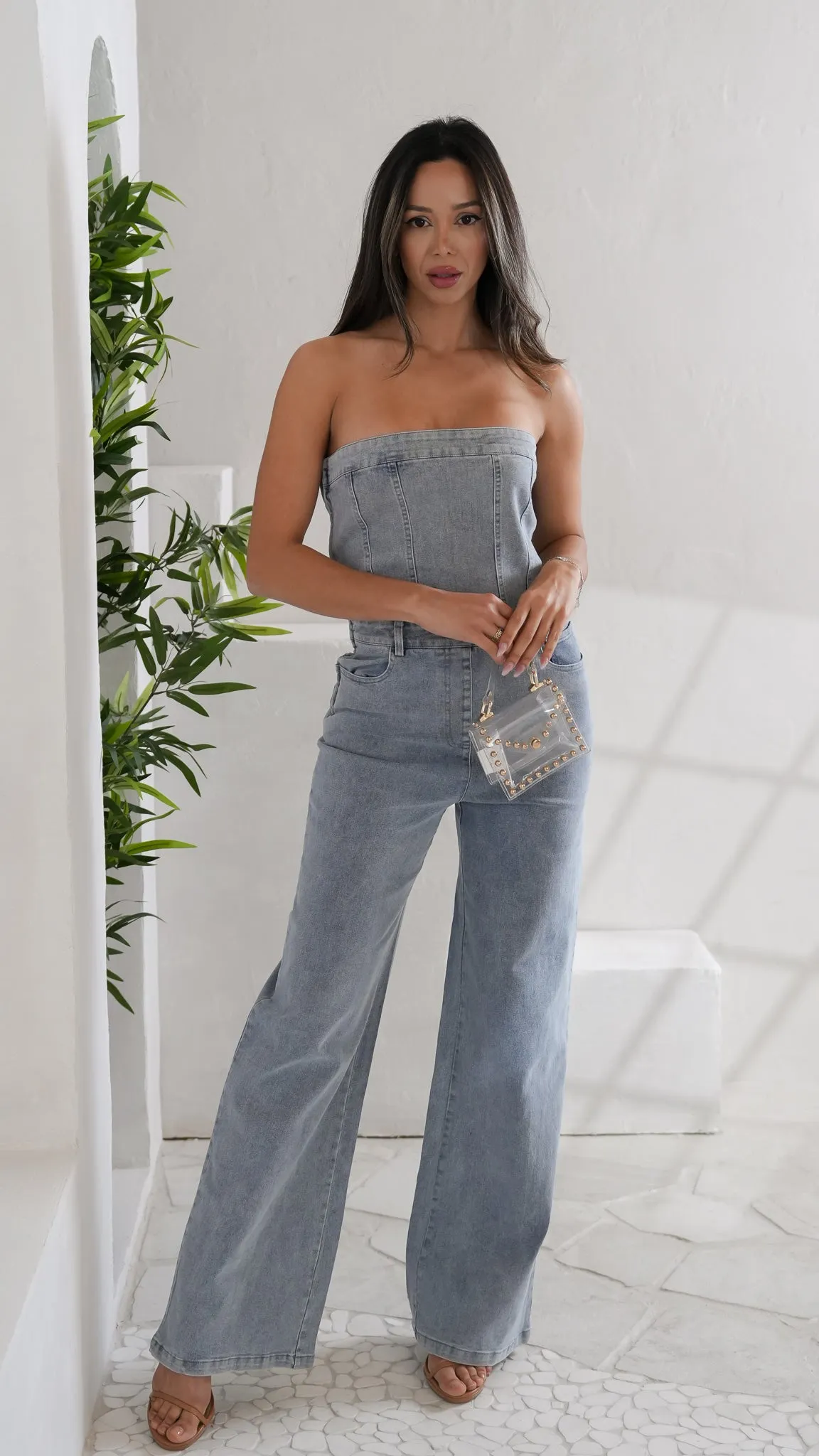 Mariah Denim jumpsuit