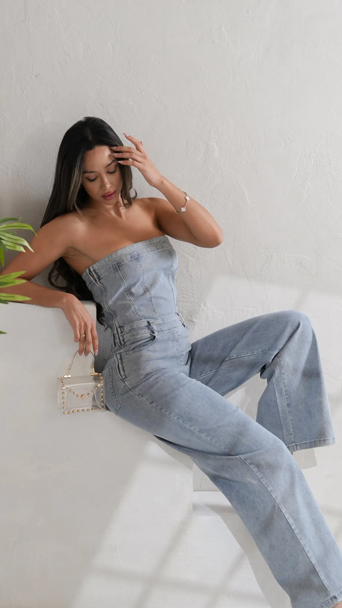 Mariah Denim jumpsuit