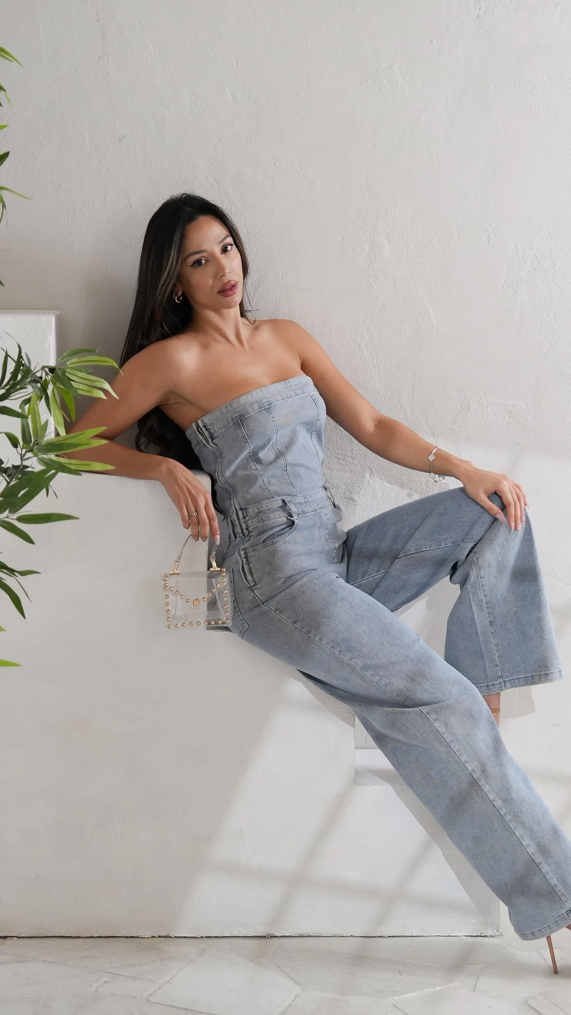 Mariah Denim jumpsuit